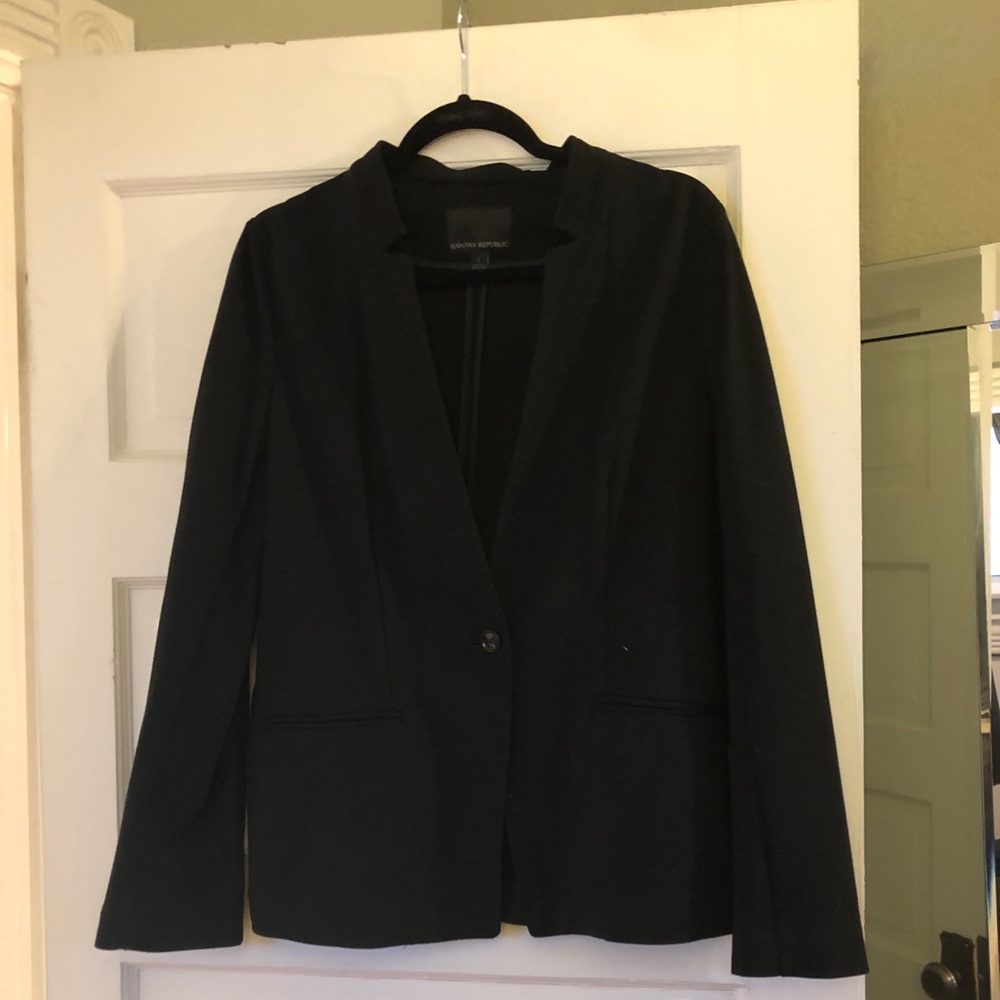 Black blazer from Banana Republic.